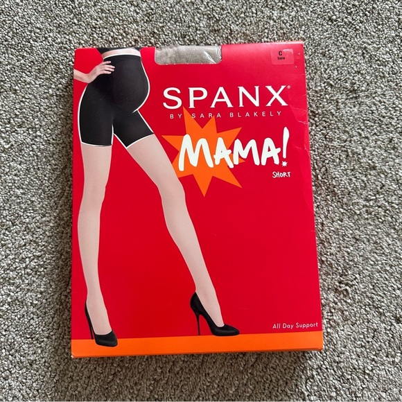 Spanx Sheers All Day Support Bare Size C Tummy Support Pantyhose‎ - Picture 1 of 5